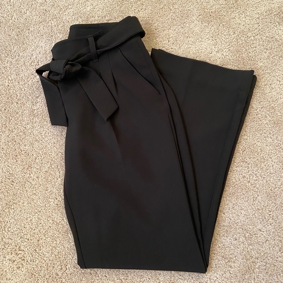 Apt. 9 Pants - Apt. 9 Black Dress Pants, Loose Fit, Tie Waist, Size 6